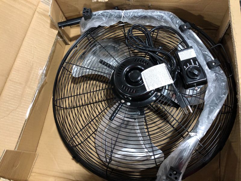 Photo 4 of 20in High Velocity Floor Fan Black