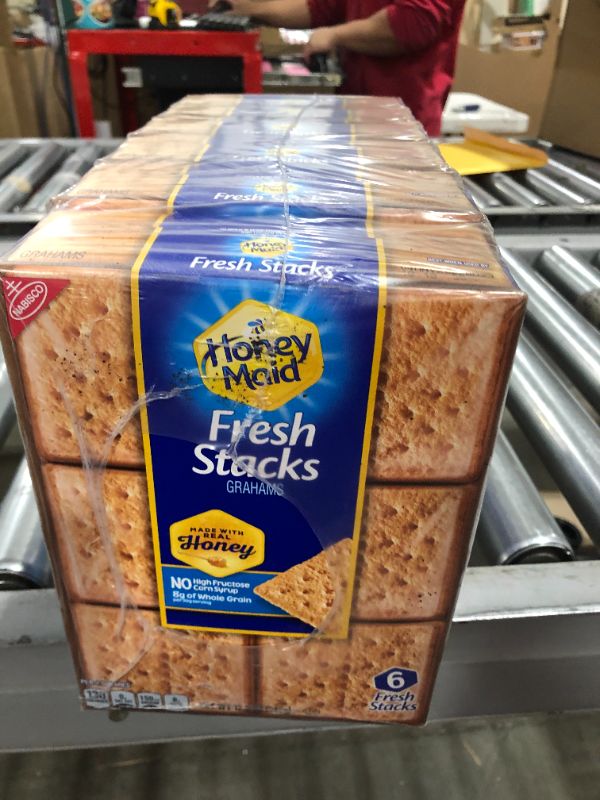 Photo 3 of Honey Maid Grahams, Honey, Fresh Stacks - 12.2 oz 6 Pack 
BB 04 May 2022