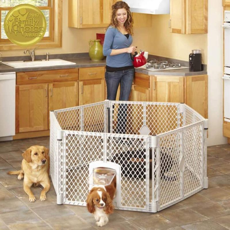 Photo 1 of North States Petyard Passage 6-Panel Pet Gate