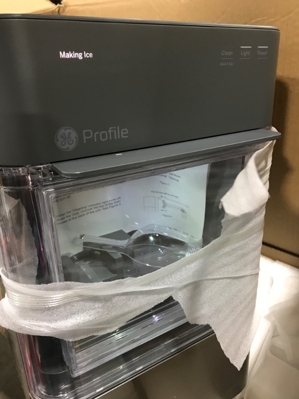 Photo 3 of GE Profile Opal 2.0 Countertop Nugget Ice Maker with Side Tank Ice Machine with WiFi Connectivity Smart Home Kitchen Essentials Stainless Steel
