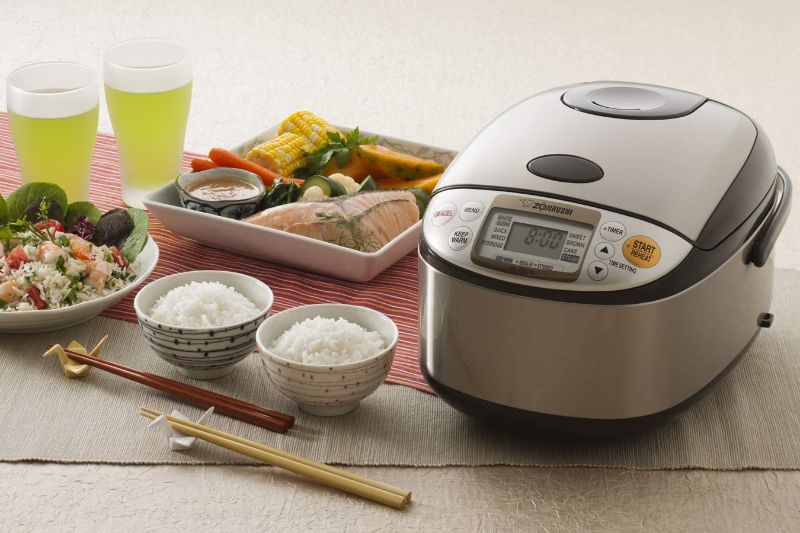 Photo 1 of Zojirushi NS-TSC10 5-1/2-Cup (Uncooked) Micom Rice Cooker and Warmer, 1.0-Liter
