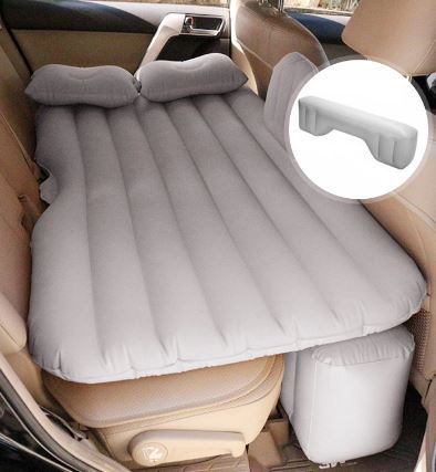 Photo 1 of Air Inflation Travel Bed Mattress Sleeping Pad for Travel Camping Car Back Seat Support Camping Mat Cushion with Pillow (Not exact as stock)
