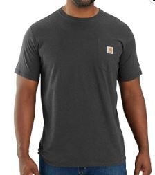 Photo 1 of Carhartt Men's Force Relaxed Fit Midweight Short Sleeve Pocket T-Shirt 2XL