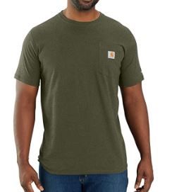 Photo 1 of Carhartt Men's Force Relaxed Fit Midweight Short Sleeve Pocket T-Shirt 2X: