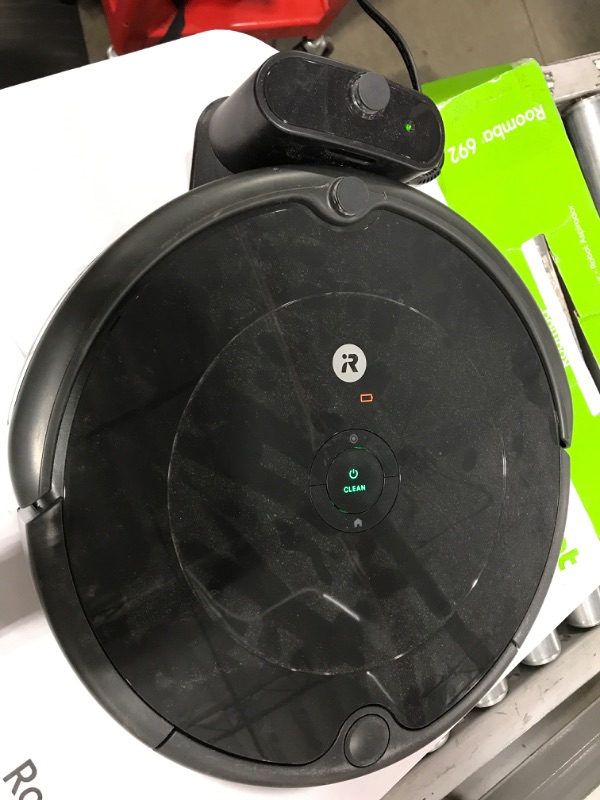 Photo 3 of iRobot Roomba 692 Robot Vacuum-Wi-Fi Connectivity, Personalized Cleaning Recommendations, Works with Alexa, Good for Pet Hair, Carpets, Hard Floors, Self-Charging, Charcoal Grey
