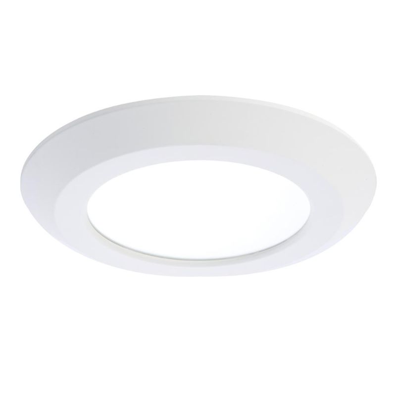 Photo 1 of 3010020 6 in. 8.6W Aluminum LED Dimmable Recessed Downlight, Matte White
