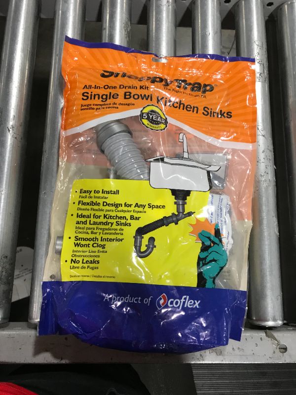 Photo 2 of 1-1/2 in. All-in-One Drain Kit for Single Bowl Kitchen Sinks, Bar Sinks and Utility Sinks
