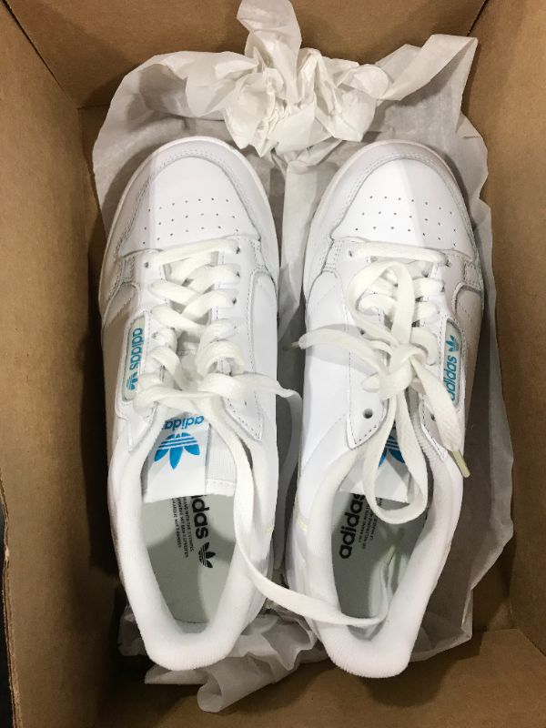 Photo 1 of Adidas light blue and white shoes, womens 6 1/2