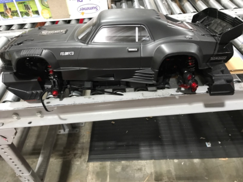 Photo 1 of Arrma 1/7 FELONY 6S BLX Street Bash All-Road Muscle Truck RTR Black ***MISSING WHEELS / MISSING PARTS / FOR PARTS ONLY***