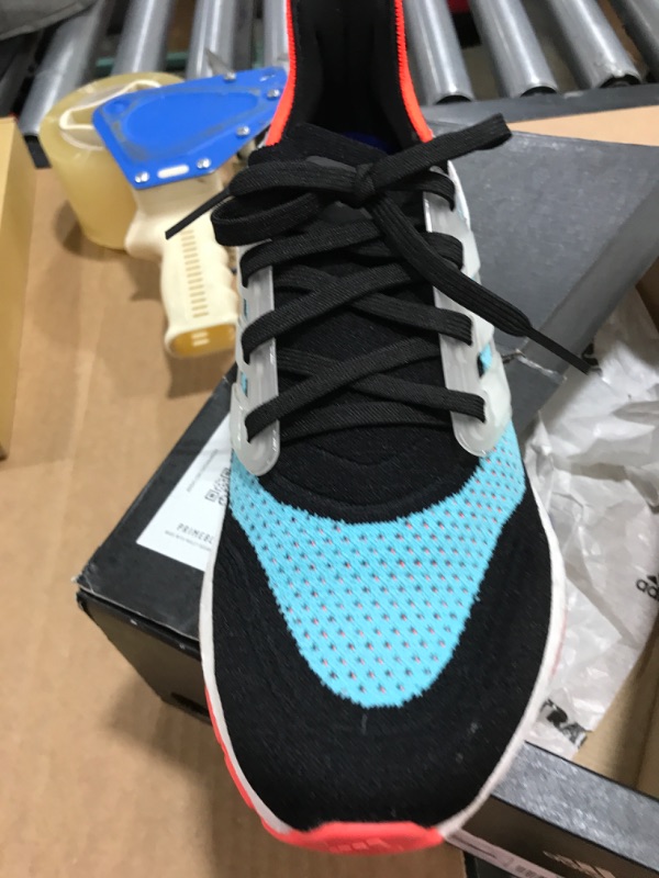 Photo 3 of Adidas UltraBoost 21 Running Shoe in Core Black/Pulse Aqua at Nordstrom, Size 8