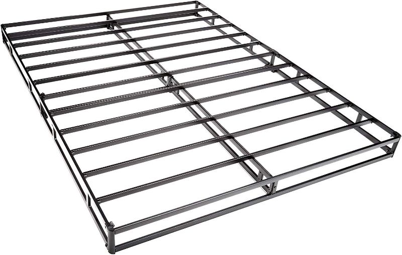 Photo 3 of Amazon Basics Smart Box Spring Mattress Foundation, 7-Inch Bed Base - Full, Tool-Free Easy Assembly
