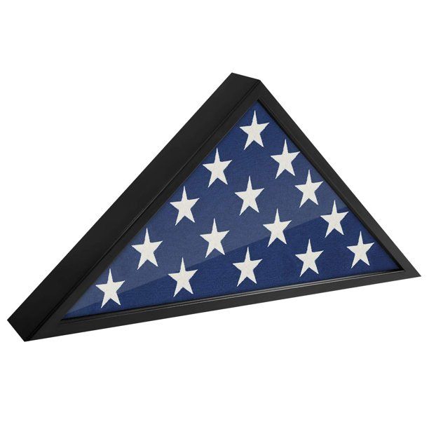 Photo 1 of Americanflat Flag Case Frame, Fits 5x9.5, Black. Flag is not included
