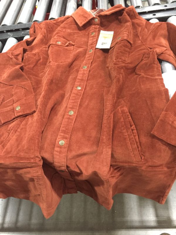 Photo 1 of Women's(XXL) Orange Roadhouse Corduroy Dress 