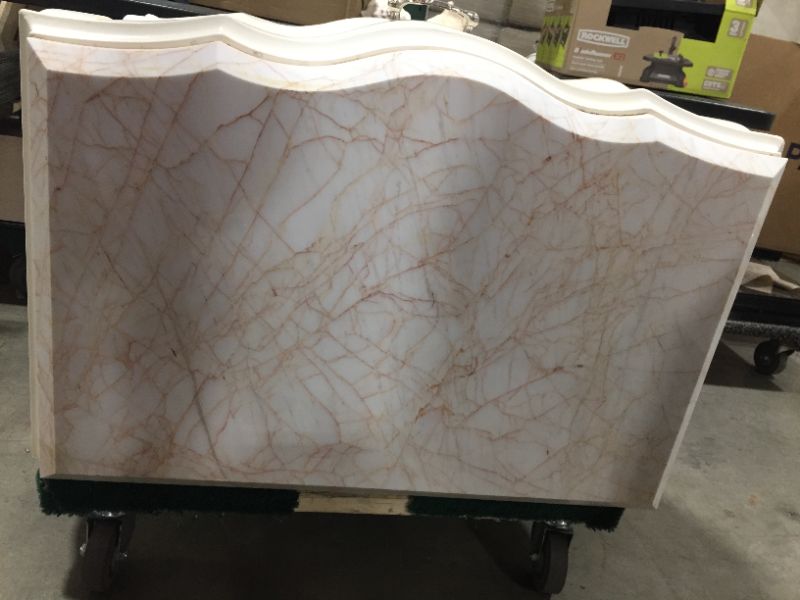 Photo 5 of FAUX MARBLE TOP 2 DRAWER MARBLE TOP DRESSER 30L X 22W X 32H