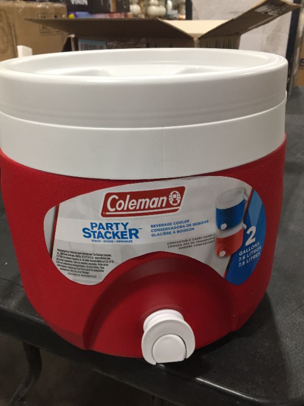 Photo 2 of Coleman 2 Gallon Party Stacker Cooler
