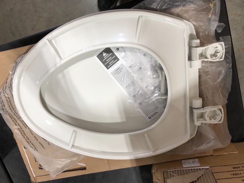 Photo 2 of BEMIS 7300SLEC 000 Toilet Seat will Slow Close and Removes Easy for Cleaning, ELONGATED, White

