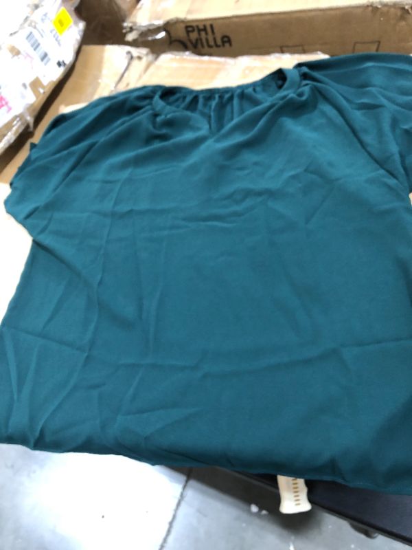 Photo 1 of women's dress shirt 
short sleeve 
green
XLarge