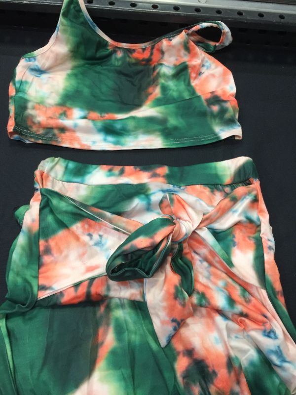 Photo 3 of Womens Sexy 2 Piece Midi Dress Outfits - Sleeveless Tie Dye Print Tank Crop Top Bodycon Skirts Set
medium