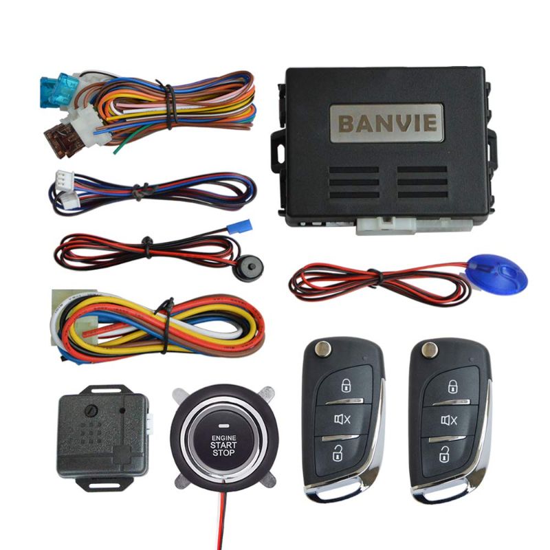 Photo 1 of BANVIE ? Car Keyless Entry Security Alarm System + ? Remote Engine Starter + ? Push to Start Stop Iginition Button
