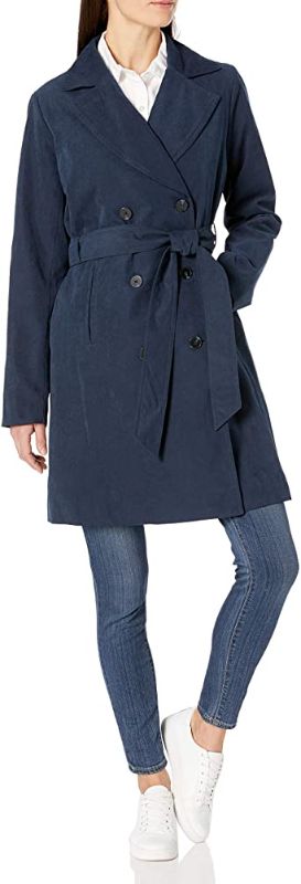 Photo 1 of Amazon Essentials Women's Relaxed-Fit Water-Resistant Trench Coat SIZE M 
