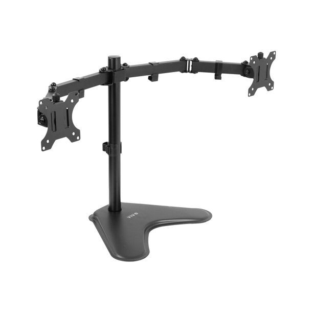 Photo 1 of VIVO Dual Monitor Mount Free-Standing Double Arm Joint for Screens upto 30"