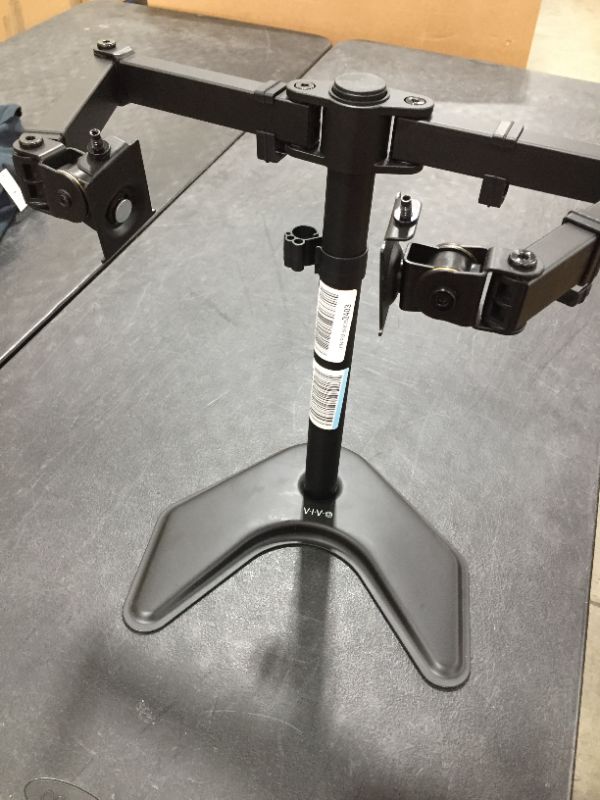 Photo 2 of VIVO Dual Monitor Mount Free-Standing Double Arm Joint for Screens upto 30"