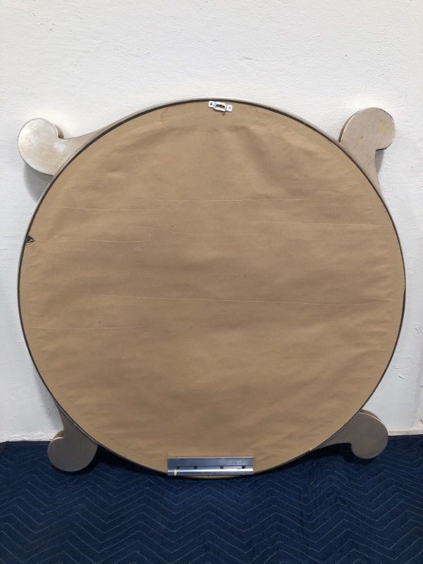 Photo 1 of Large Round Decorative Wall Mirror Approx 34 x 34 Inches Framed