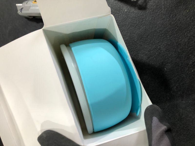 Photo 1 of AVYV Baby Suction Bowl Set - Silicone Feeding Plate with Non-Slip Grip Base and Round Edge - First-Stage Eating Dinnerware Utensils for Infants and Toddlers - Non-BPA (Sky Blue)
