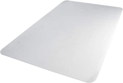 Photo 1 of Amazon Basics Polycarbonate Office Chair Mat for Low to Medium Pile Carpets - 30 x 47-Inch, Clear
