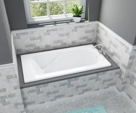 Photo 1 of American Standard
Cadet 5 ft. x 32 in. Reversible Drain Soaking Bathtub in White