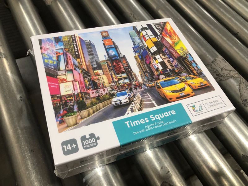 Photo 2 of Puzzles for Adults Jigsaw Puzzles 1000 Pieces for Adults Kids– Time Square Jigsaw Puzzle Game Toys Gift
