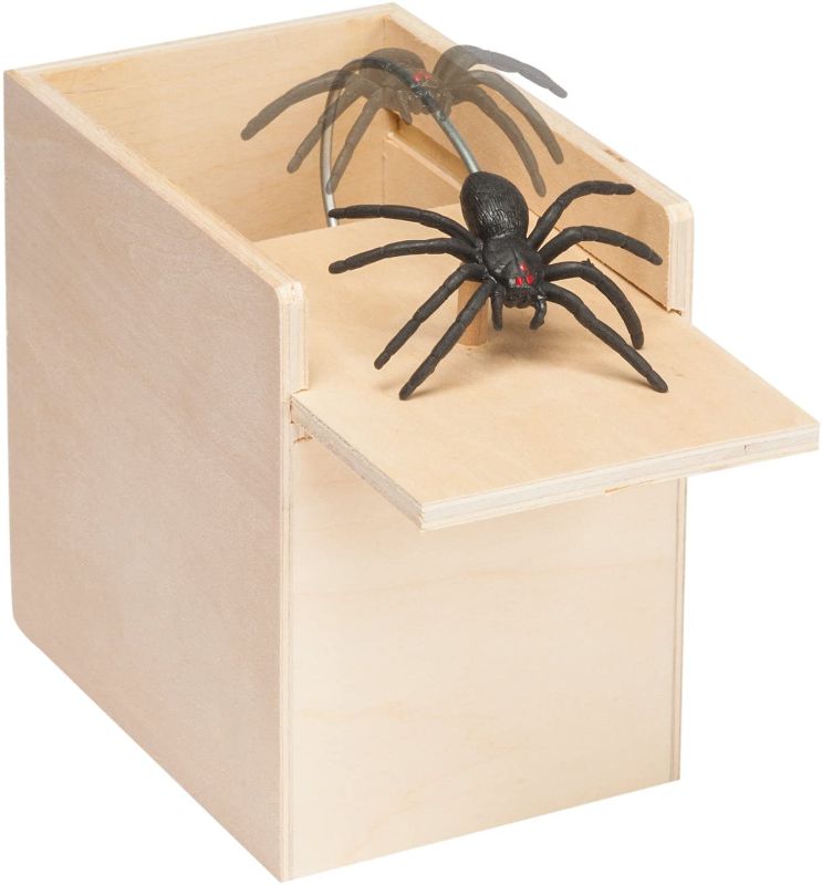 Photo 1 of The Paragon Spider Surprise - Scare Box, Hilarious Practical Joke Money Box
