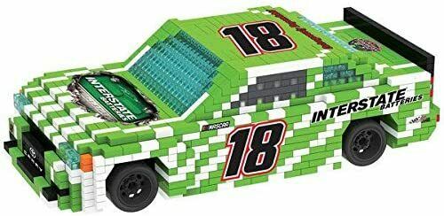 Photo 1 of FOCO BRXLZ NASCAR #18 Kyle Busch Race Car 3-D Construction Toy