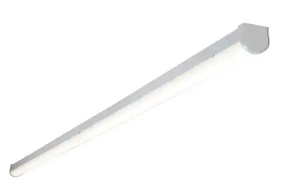 Photo 1 of 8 ft. Linear White Integrated LED Warehouse Strip Light with 8176 Lumens, 4000K, UNV Voltage
