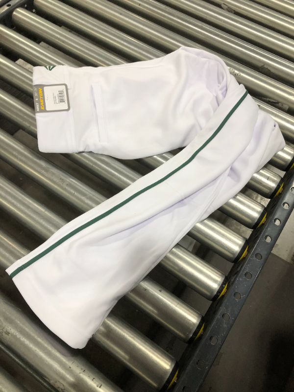 Photo 2 of EASTON MAKO 2 PANT ADULT PIPED WHITE GREEN Sm