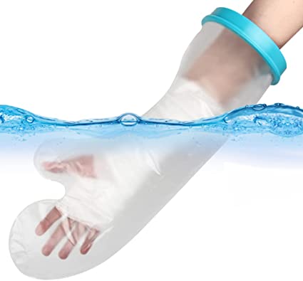 Photo 1 of Adult Waterproof Arm Cast Wound Cover Protector for Shower Bath, Reusable Arm Cast Sleeve Bag Covers for Broken Hands, Arm, Wrists