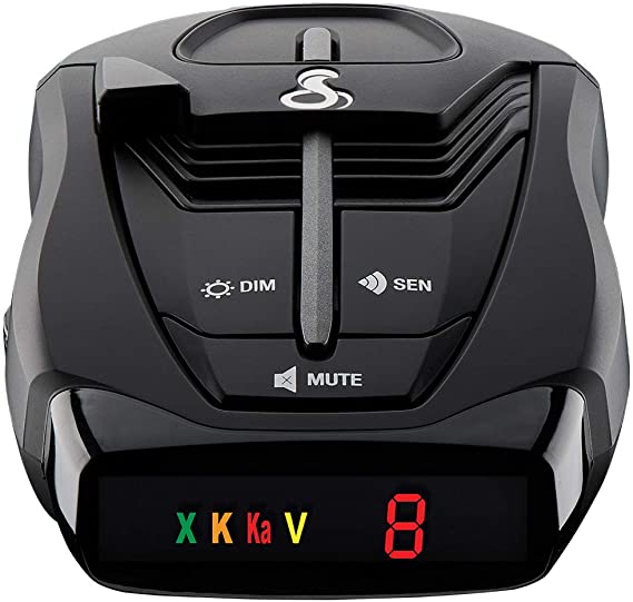 Photo 1 of Cobra RAD 380 Laser Radar Detector – Long Range Detection, LaserEye Front and Rear Detection, IVT Filtering, Updateable Software, Adjustable Sensitivity, Digital Signal Processing, Black