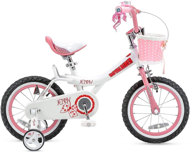 Photo 1 of RoyalBaby Jenny Kids Bike Girls 18 Inch Children's Bicycle with Basket for Age 3-12 Years