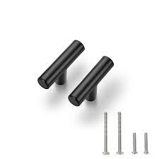 Photo 1 of 10 Pack 2 inch Cabinet Pulls Matte Black Stainless Steel Kitchen Drawer Pulls Cupboard Handles Cabinet Handles
