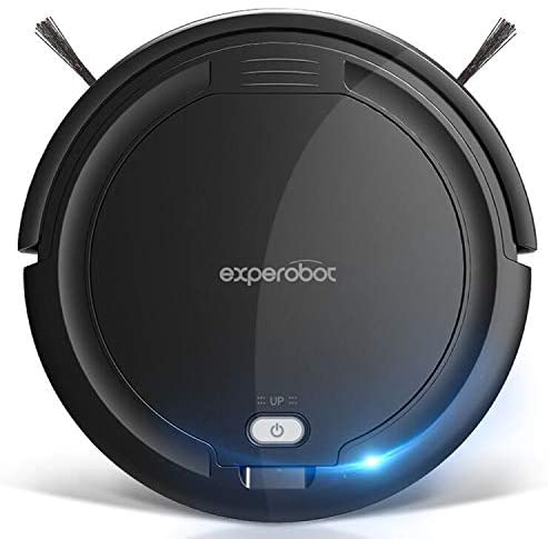 Photo 1 of Robotic Vacuum Cleaner,Experobot K5AV Mini Robot Vacuum Cleaner,1500mAh Li-ion Battery,Auto Robotic Vacuum Cleaner, Ideal for Hardwood Floor & Low Pile Carpet, Robotic Cleaner Pet Hair (Black)
