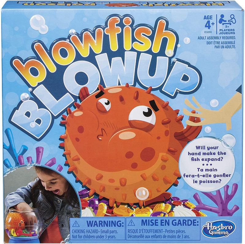 Photo 1 of Hasbro Gaming Blowfish Blowup Game for Kids Ages 4 and Up
