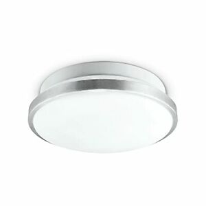 Photo 1 of Globe Electric Works with Alexa Smart 14" Silver Flush Mount - Brushed Steel Finished, A Certified for Humans Device
