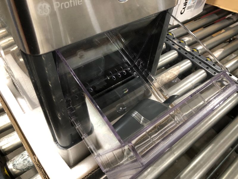 Photo 4 of GE Profile Opal | Countertop Nugget Ice Maker | Portable Ice Machine Complete with Bluetooth Connectivity | Smart Home Kitchen Essentials | Stainless Steel Finish | Up to 24 lbs. of Ice Per Day
