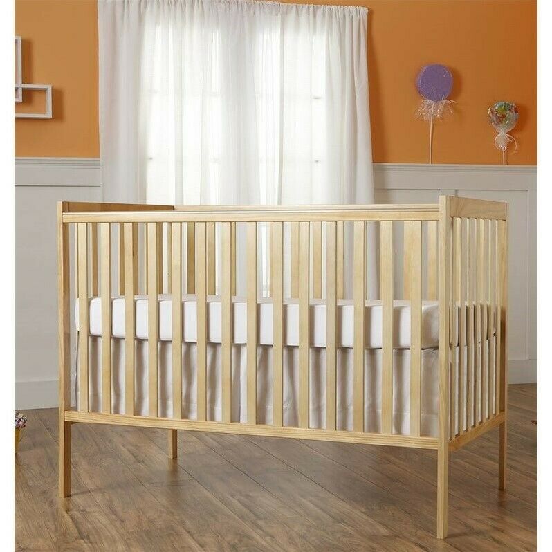 Photo 1 of Dream On Me Synergy 5-in-1 Convertible Crib in Natural
