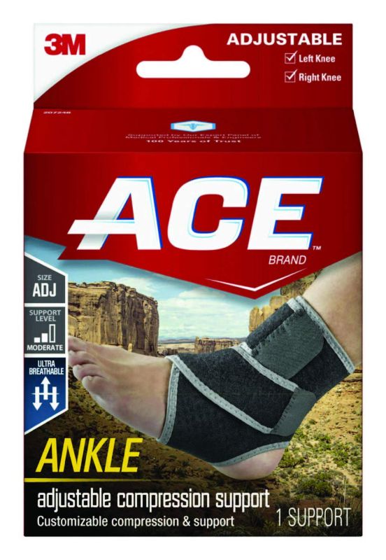 Photo 1 of ACE Adjustable Ankle Support, Provides Support & Compression to Arthritic and Painful Ankle Joints
