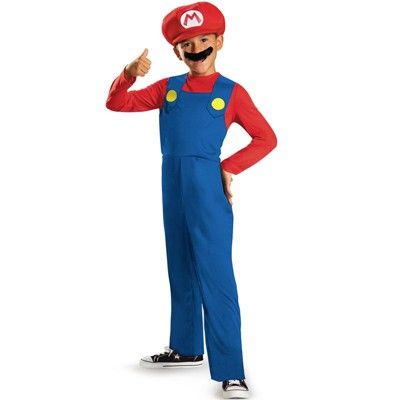 Photo 1 of Super Mario Mario Classic Child Costume, SIZE L 10-12

