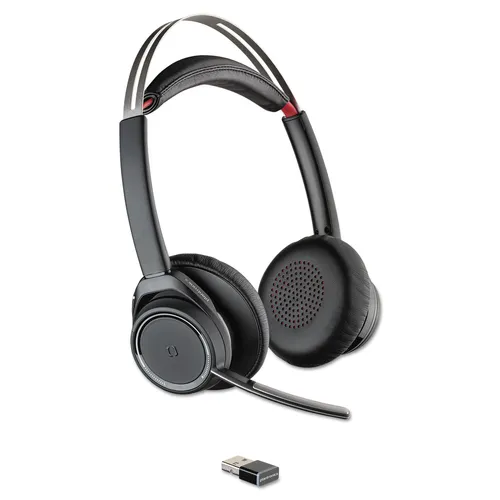 Photo 1 of Voyager Focus UC Stereo Bluetooth Headset System with Active Noise Canceling
