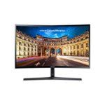 Photo 1 of Samsung - CF398 Series C27F398FWN 27" LED Curved FHD FreeSync Monitor - High Glossy Black
