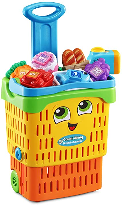 Photo 1 of LeapFrog Count-Along Basket and Scanner, Multicolor
