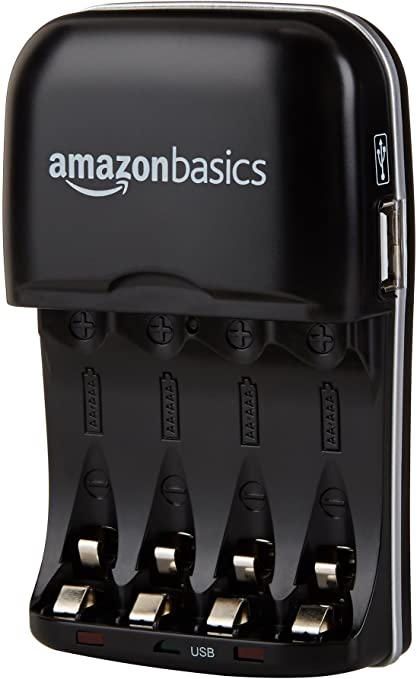 Photo 1 of Amazon Basics Battery Charger for AA & AAA Nickel-Metal Hydride batteries (Ni-MH) With USB Port
